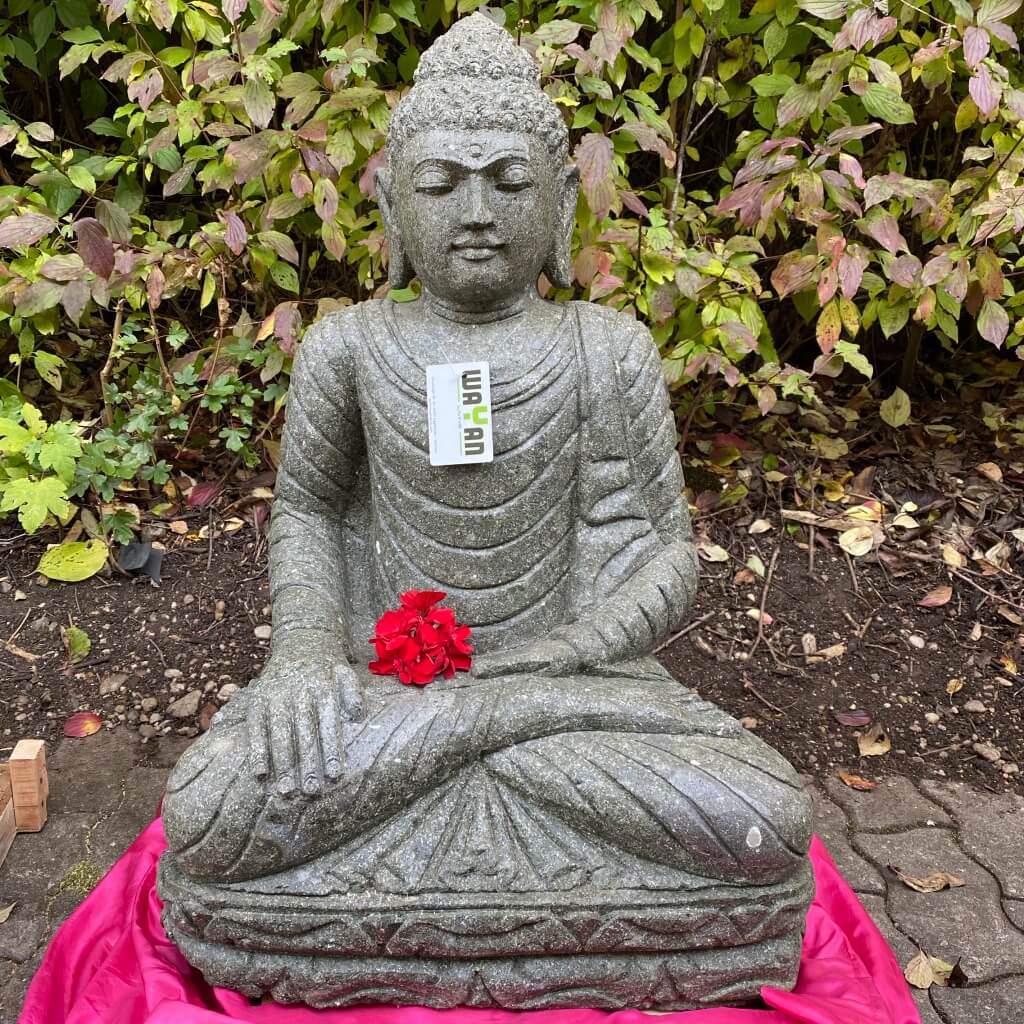 Buddha Foo Steinskulptur 78 cm