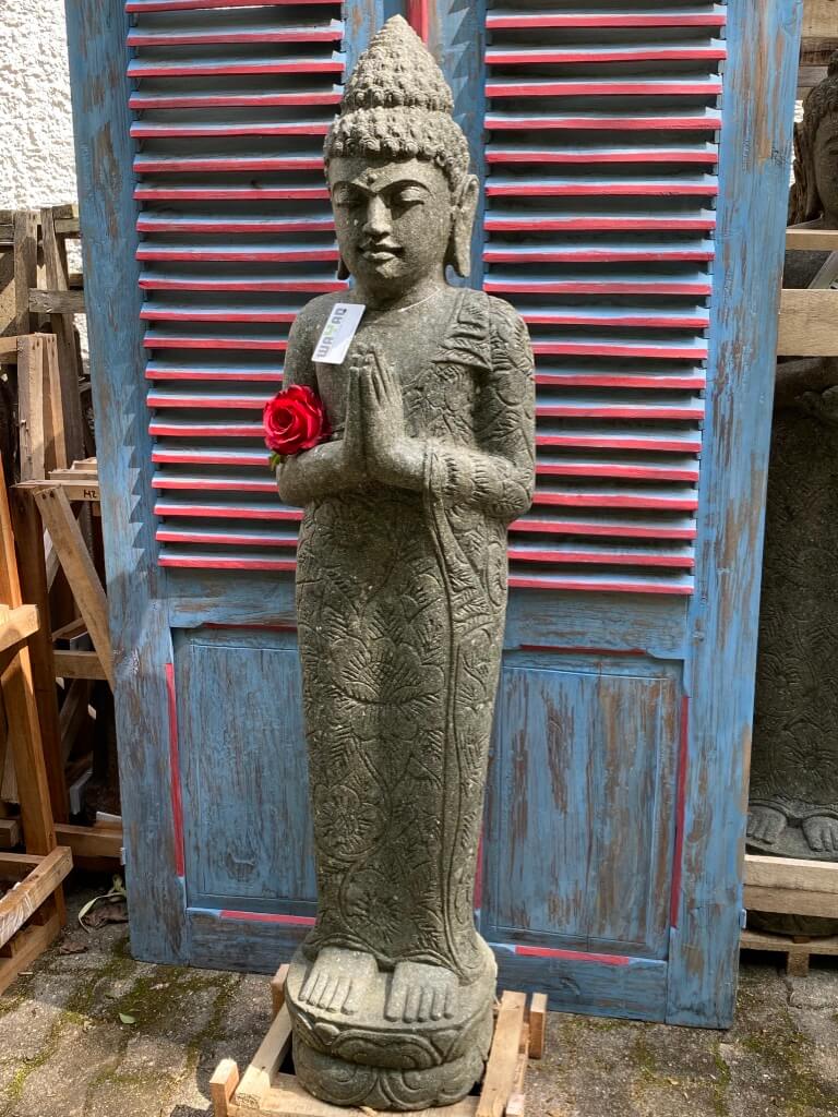 Buddhaskulptur mit Baitkmuster 150 cm