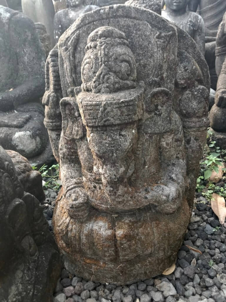 Ganesha Elefantengott mit Monsoonfinish 70 cm