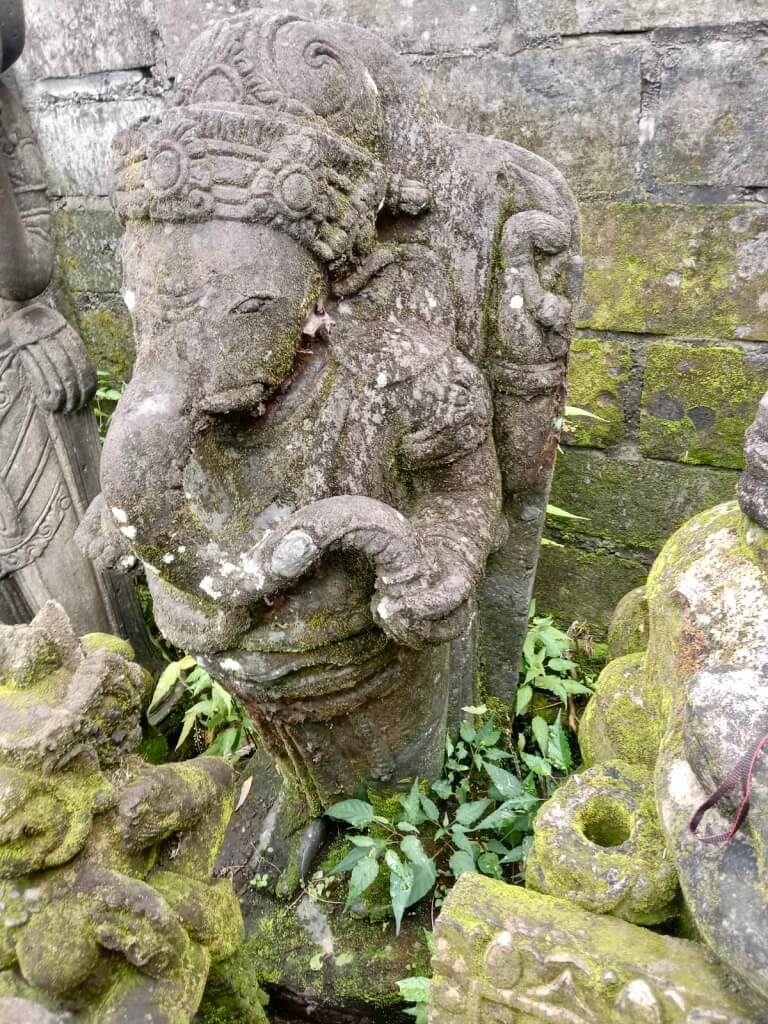 Elefantengott Ganesha Steinfigur 130 cm