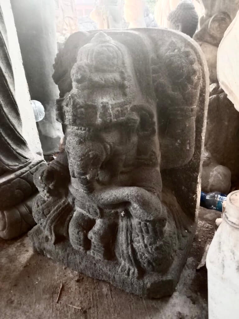 Ganesha Elefantengott mit Monsoonfinish 50 cm