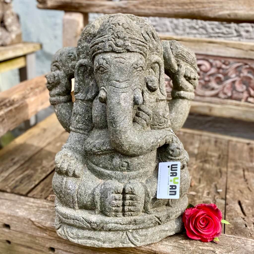 Ganesha Elefantengott Glücksstatue 55 cm