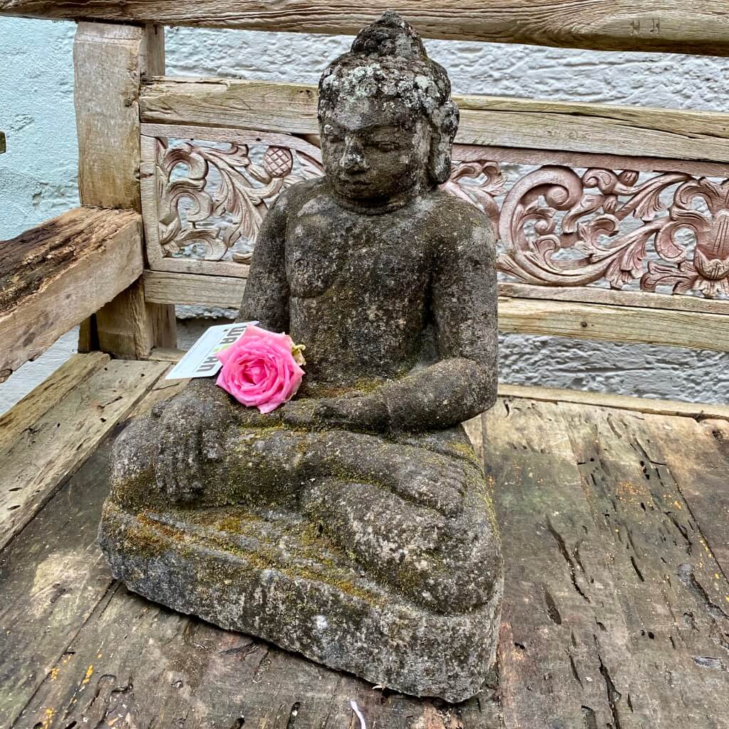 Monsoon Buddha Steinfigur 51 cm