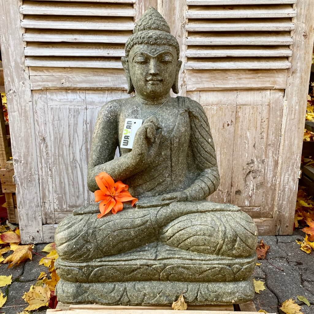 Buddha Statue Lotussitz 80 cm