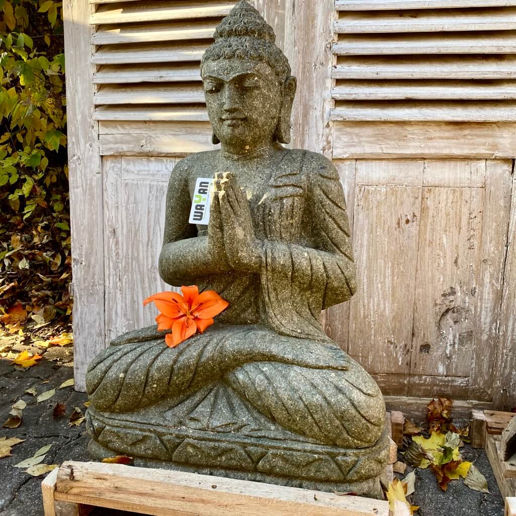 Meditierender Buddha im Lotussitz 81 cm