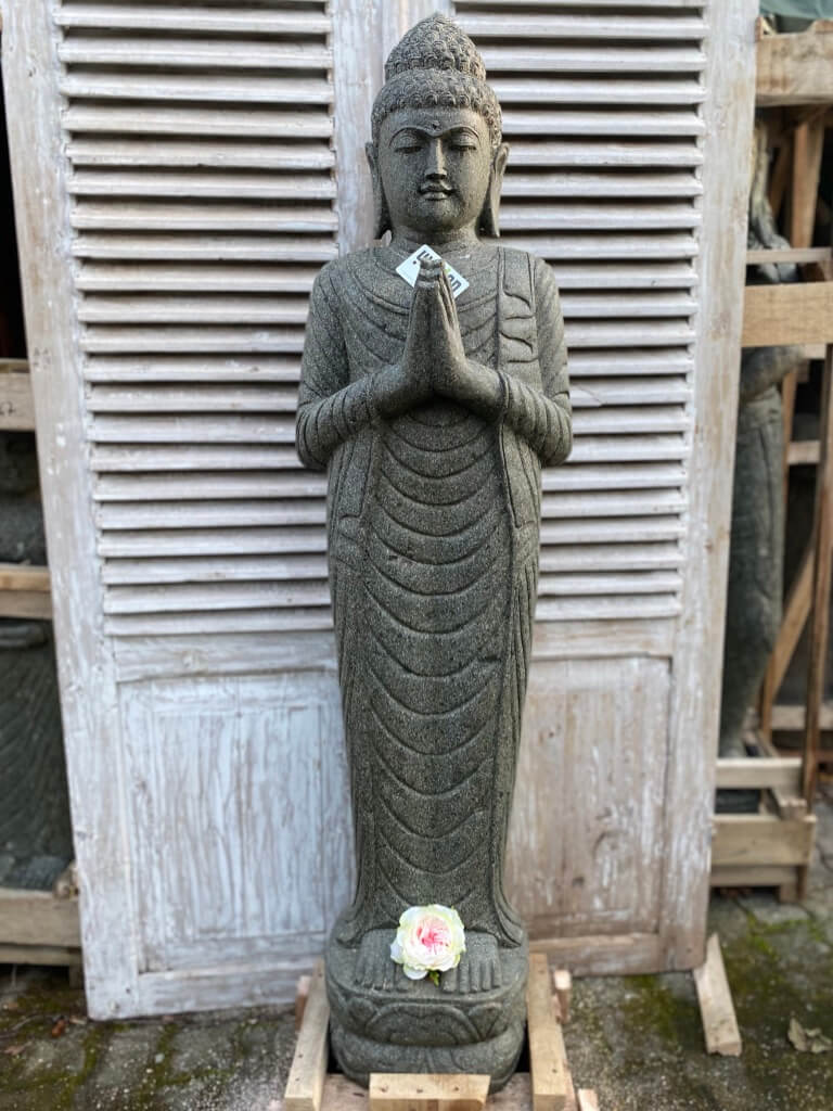 Buddhastatue in grüßender Position 152 cm