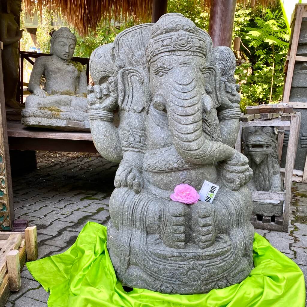 Elefantengott Ganesha Steinfigur 100 cm