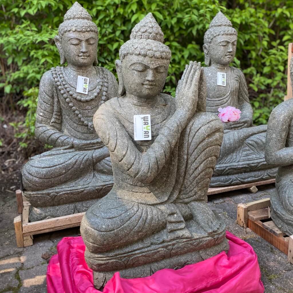 Relax Buddhafigur Stein 85 cm