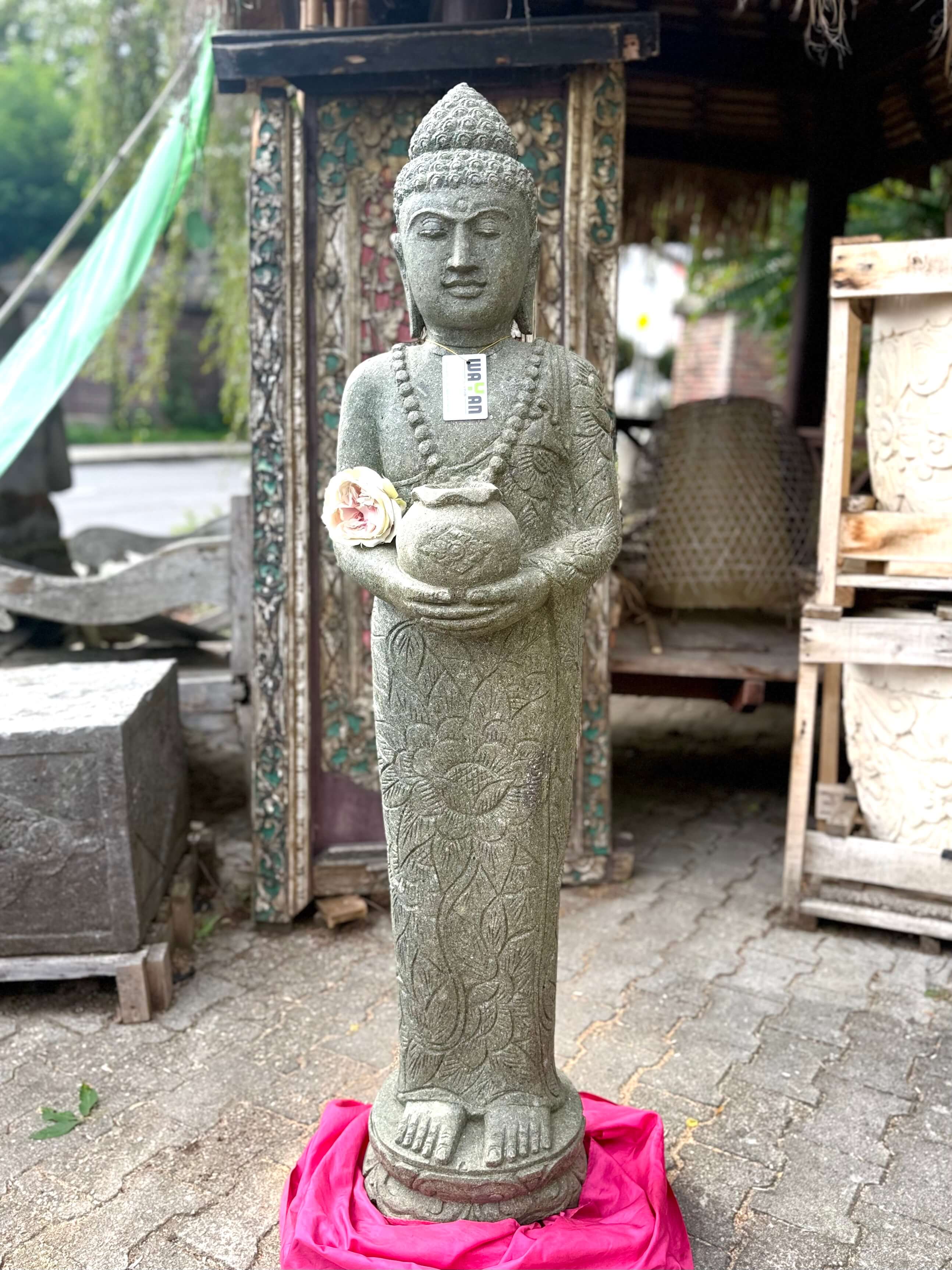 Medizinbuddha mit Arabesken 150 cm