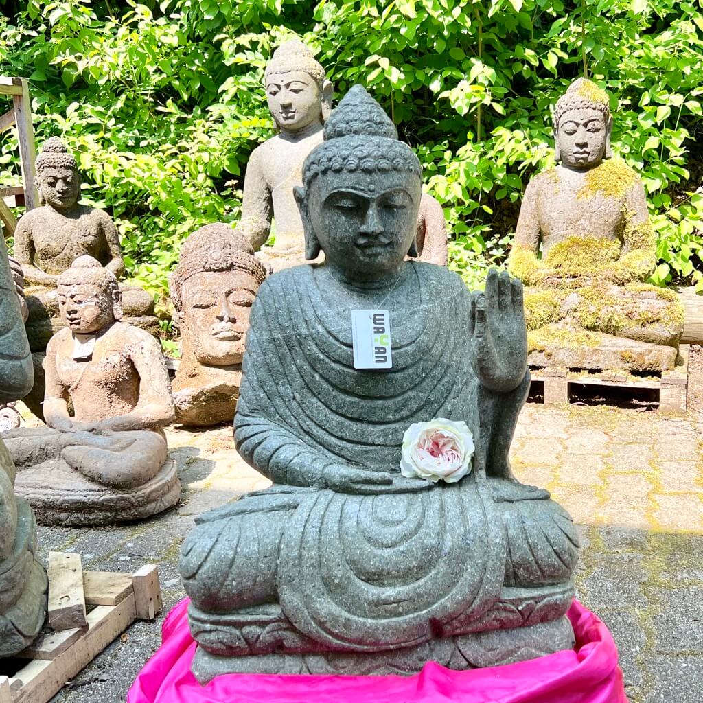 Buddhaskulptur Gewährungsgeste 83 cm