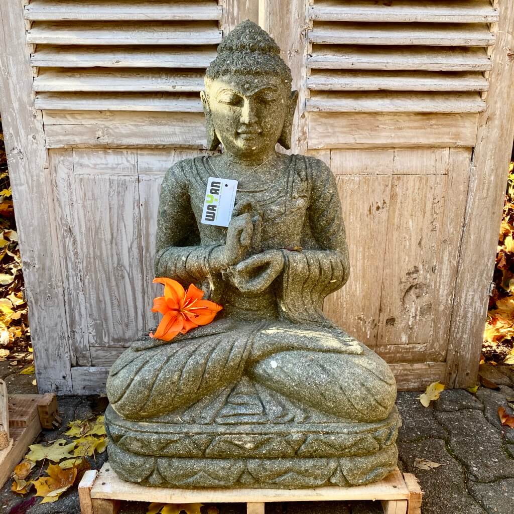 Buddha Garten Skulptur 80 cm