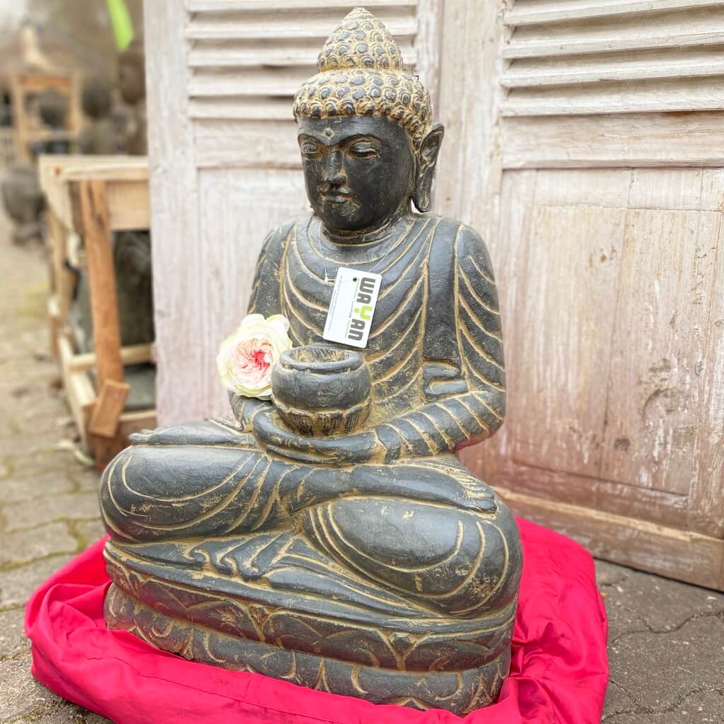 Medizinbuddha Steinfigur Antikstyle 72 cm