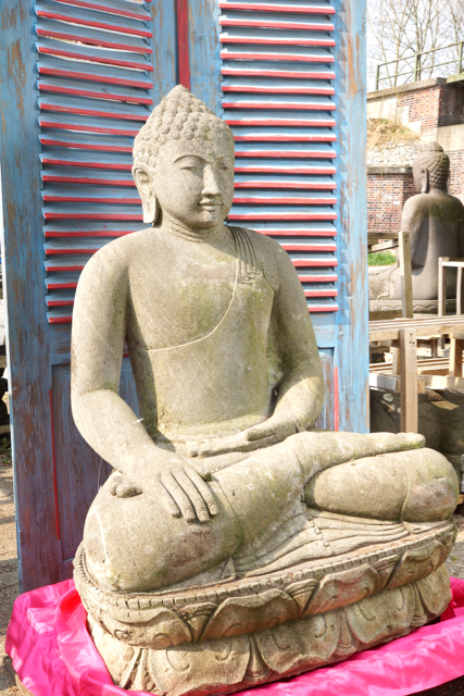 Monsoon Buddhaskulptur für den Garten 120 cm