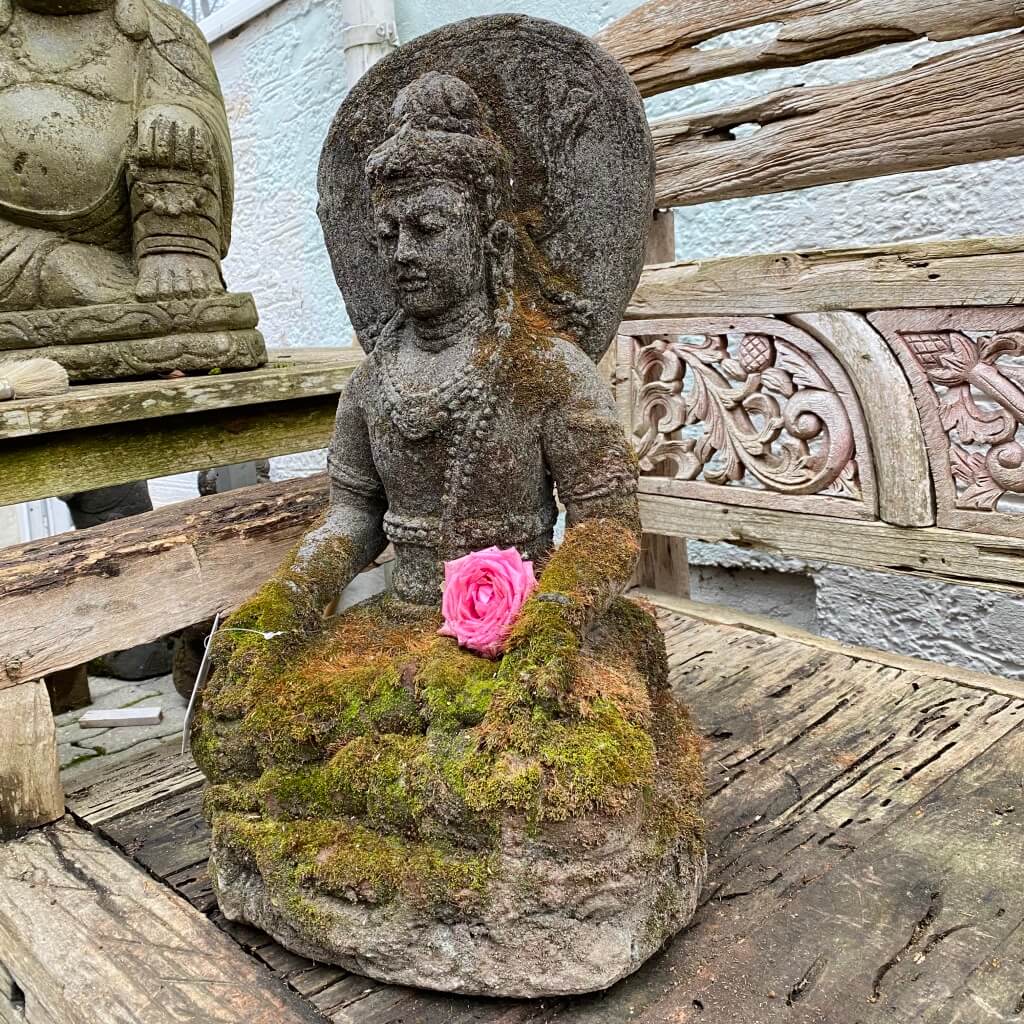 Göttin Dewi mit Monsoonfinish 60 cm