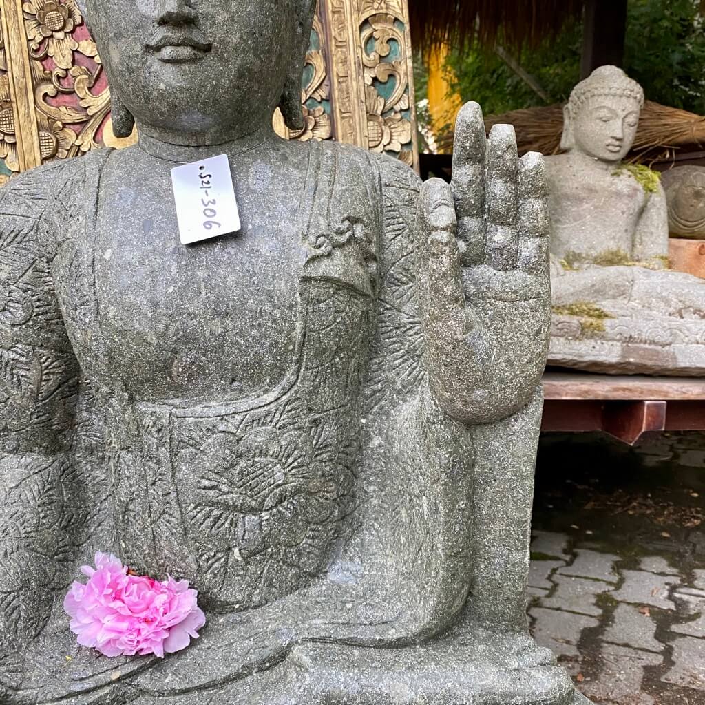 Buddhaskulptur Gewährungsgeste 122 cm