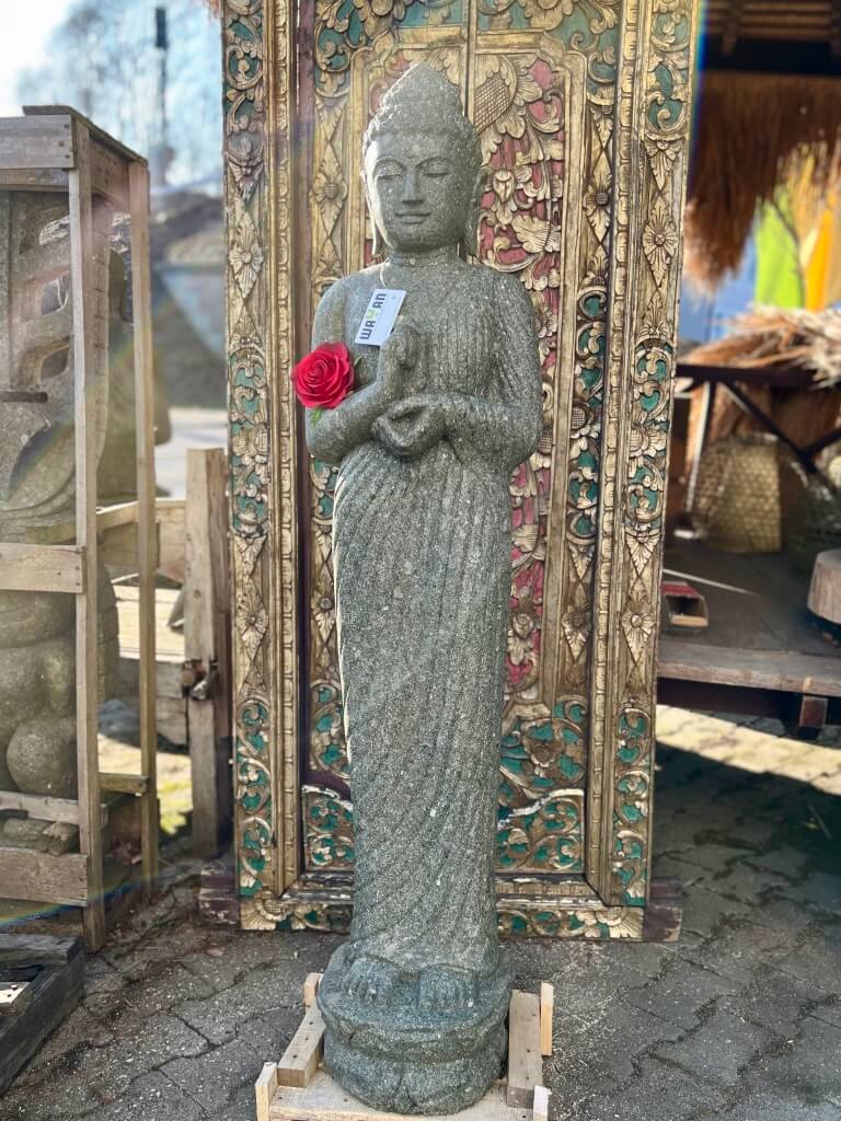 Buddha stehend- Am Rad der Zeit drehend 150 cm