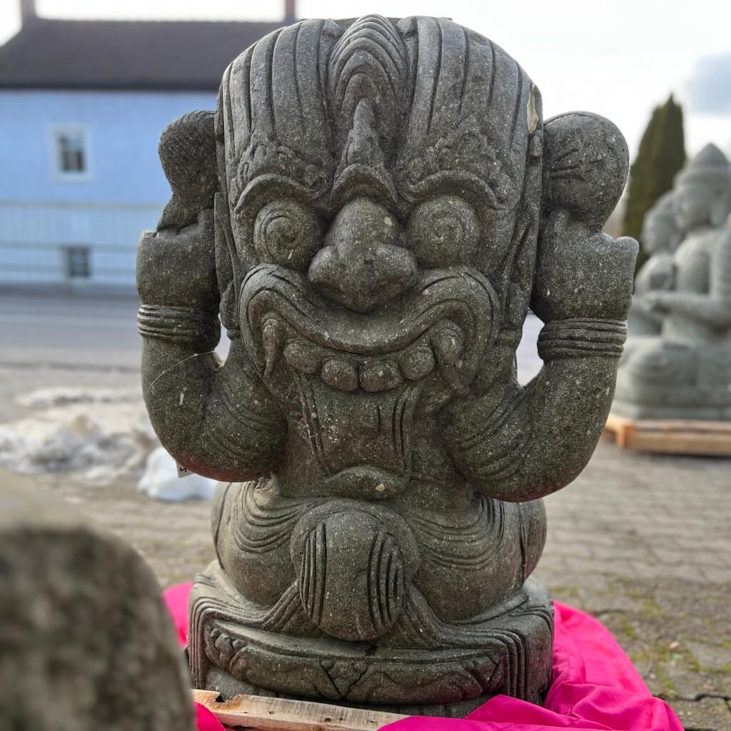 Elefantengott Ganesha Steinfigur 109 cm