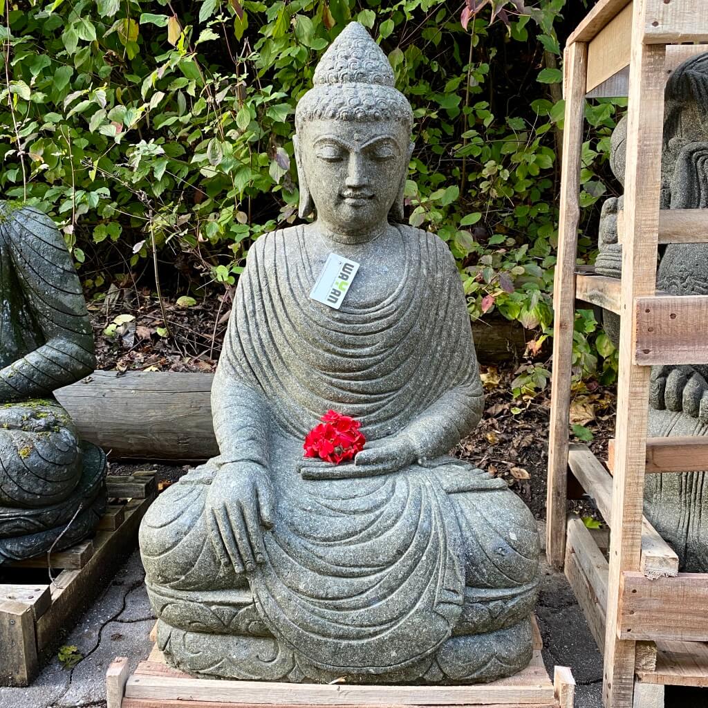 Buddhafigur Gartenskulptur 103 cm