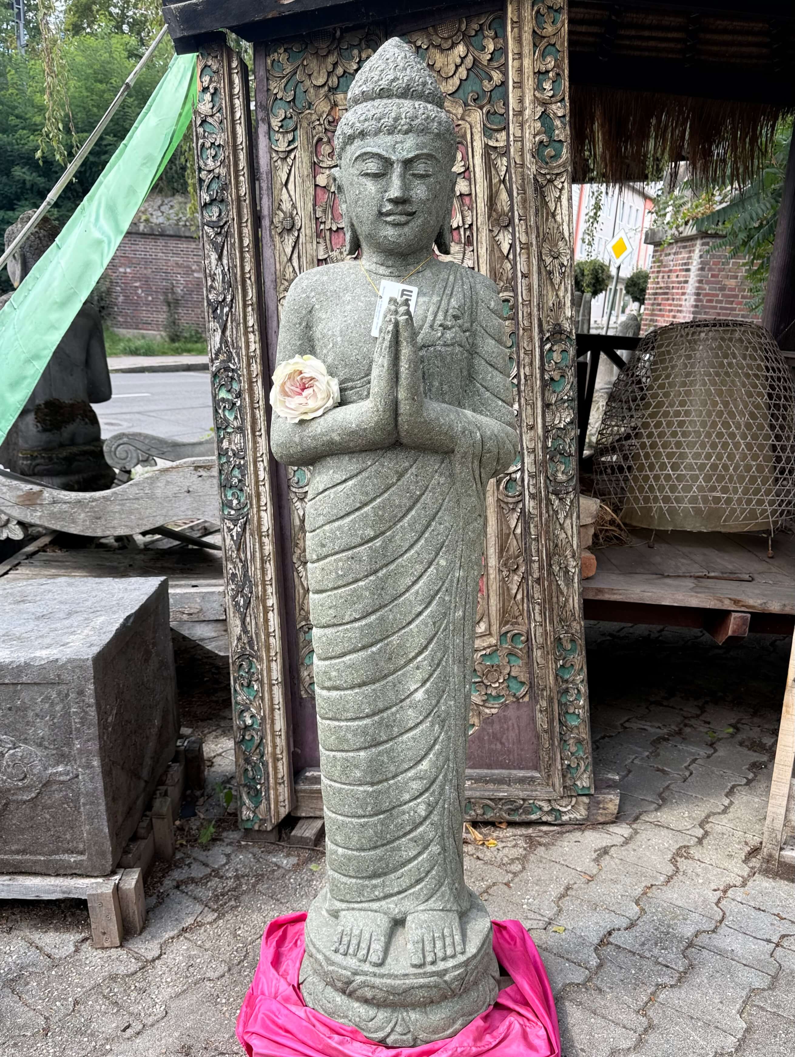 Namaste Buddha Statue stehend 155 cm