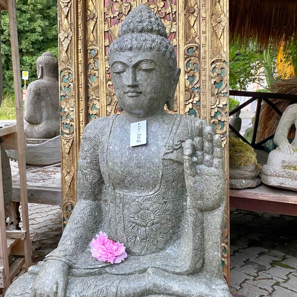 Buddhaskulptur Gewährungsgeste 122 cm