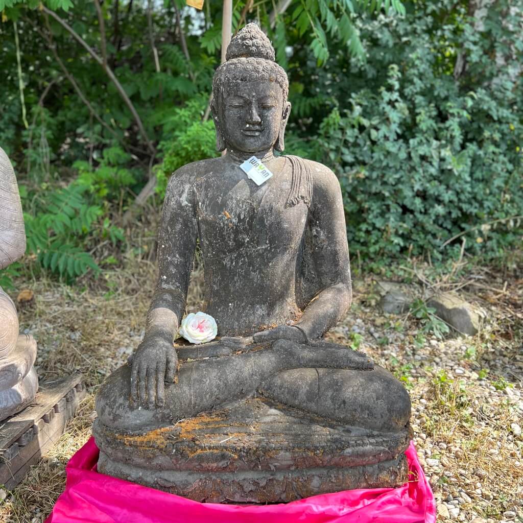 Buddha Monsoon Steinstatue 125 cm