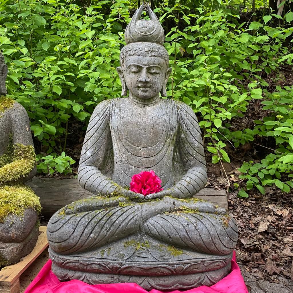 Monsoon Buddha Steinstatue 110 cm