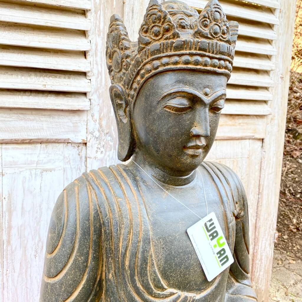 Buddha King Riverstone 81 cm