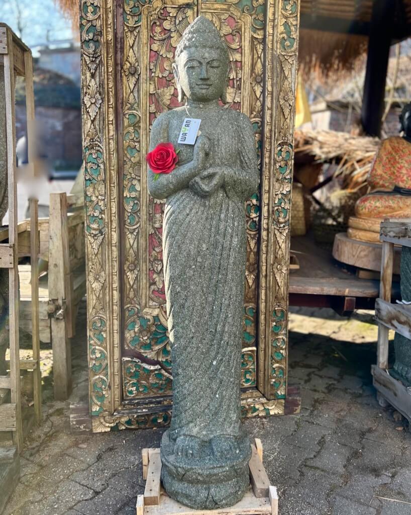 Buddha stehend- Am Rad der Zeit drehend 150 cm