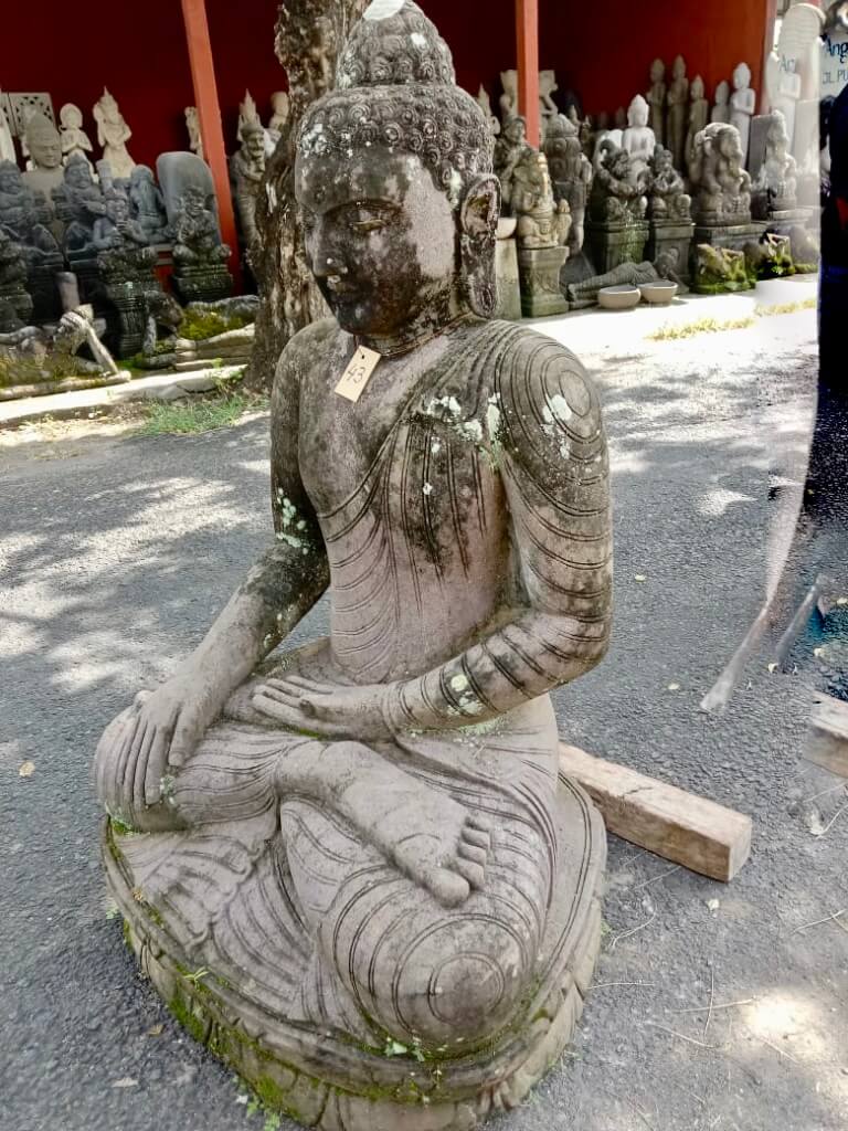 Monsoon Buddhastatue mit Spirit 124 cm
