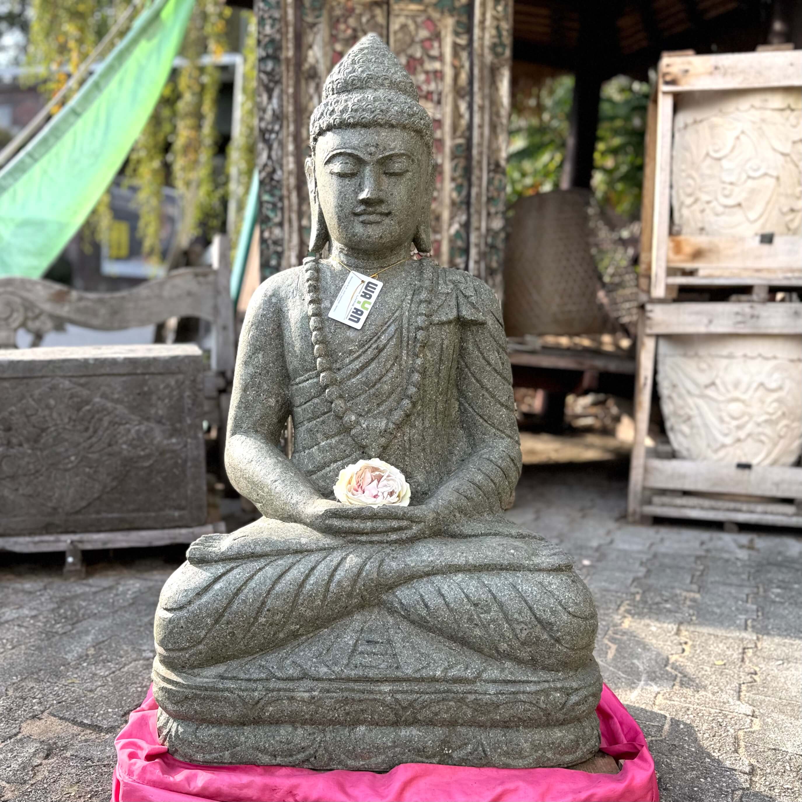 Meditationsbuddha Gartenstatue 103 cm