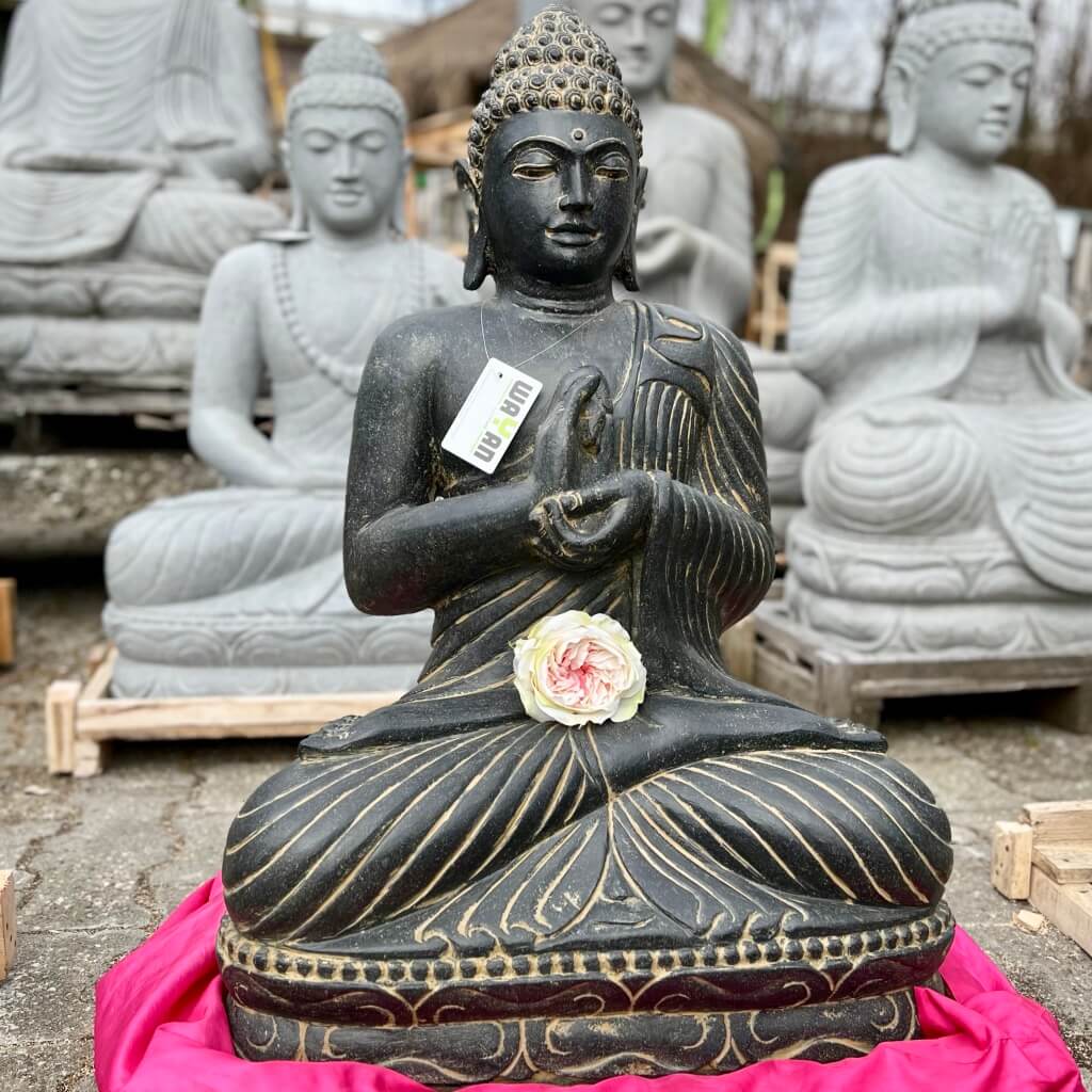 Buddha Riverstone antikstyle 80 cm
