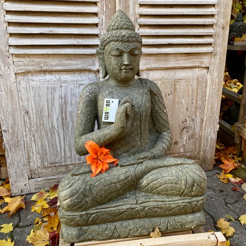 Buddha Statue Lotussitz 80 cm