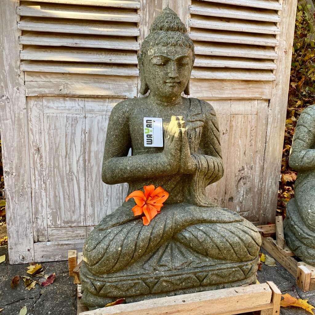 Meditierender Buddha im Lotussitz 81 cm