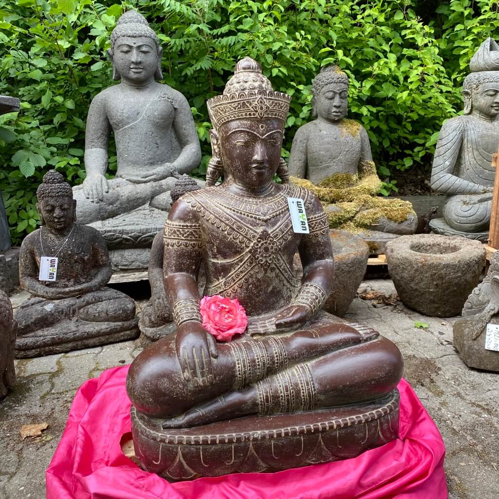 Echter Kaschmir Buddha 80 cm