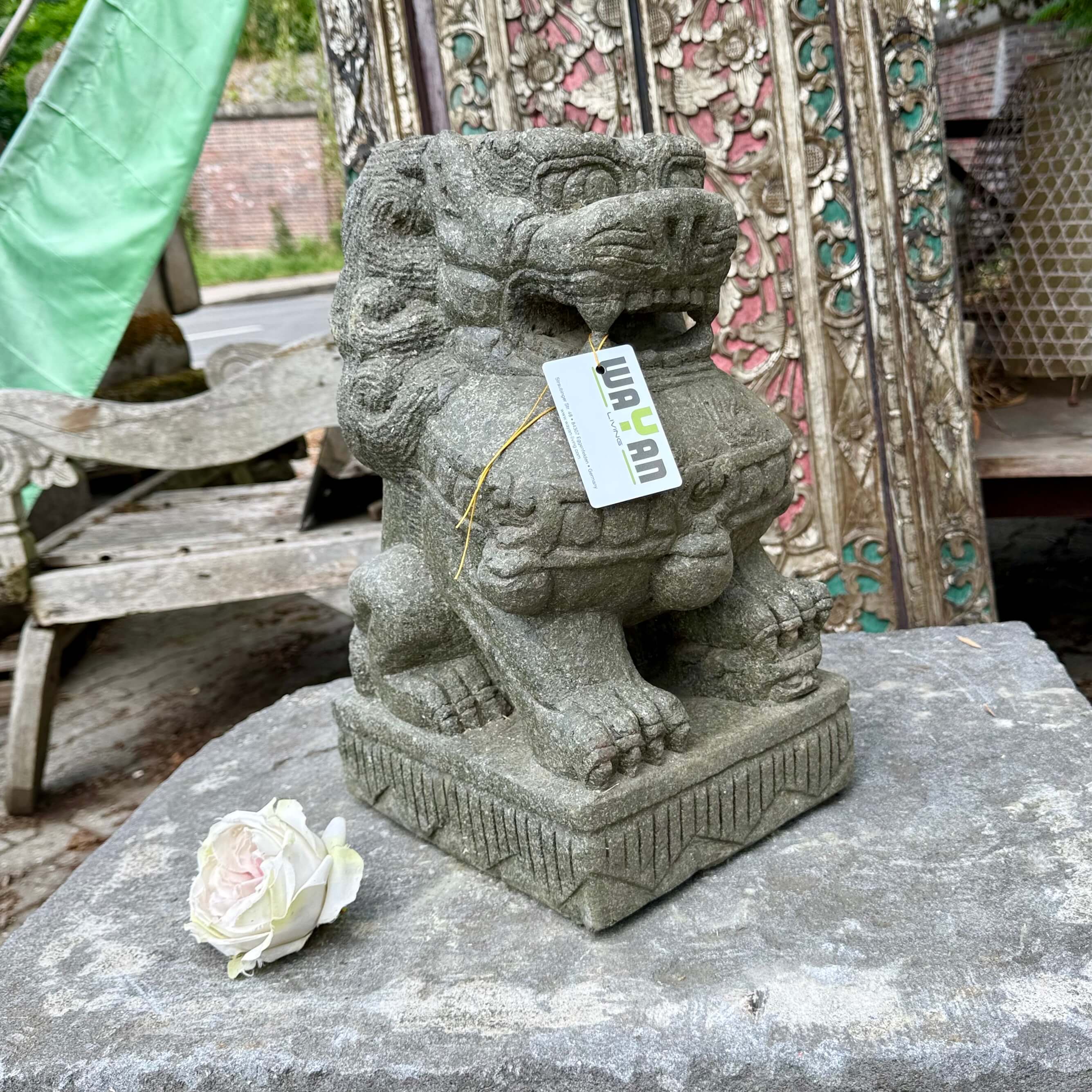 Asia Tempelwächter Löwe 44 cm